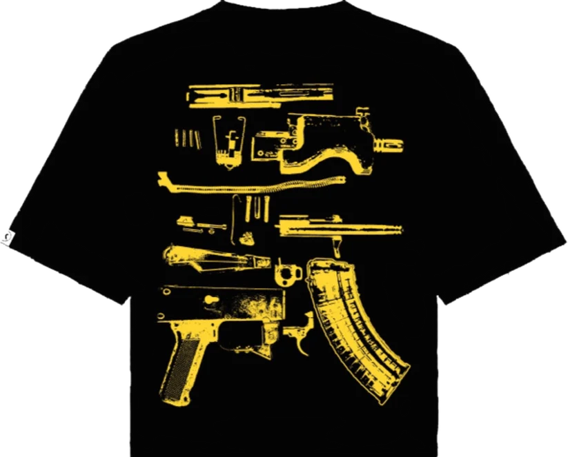 IN DRACO WE TRUST OVERSIZED TEE (Yellow) pre-made