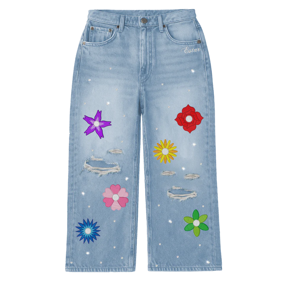 Flora Denim BLUE