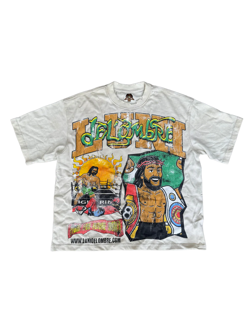 DE OMBRÉ PEOPLES CHAMP TEES “WHITE”