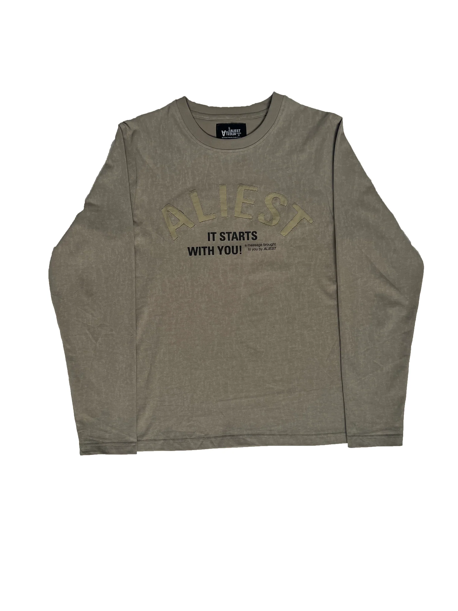 Aliest Patch Longsleeve - Neutral Green