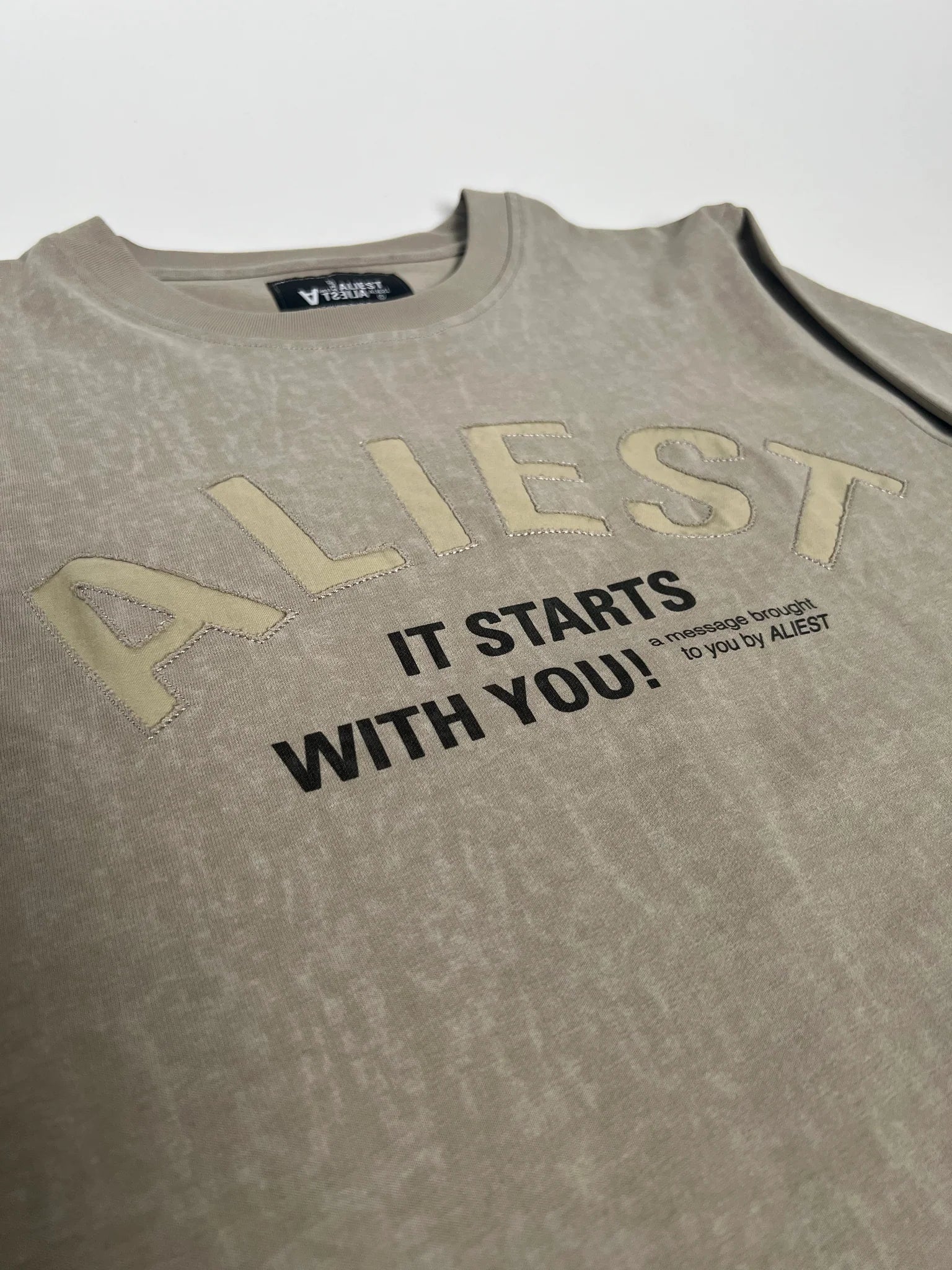 Aliest Patch Longsleeve - Neutral Green