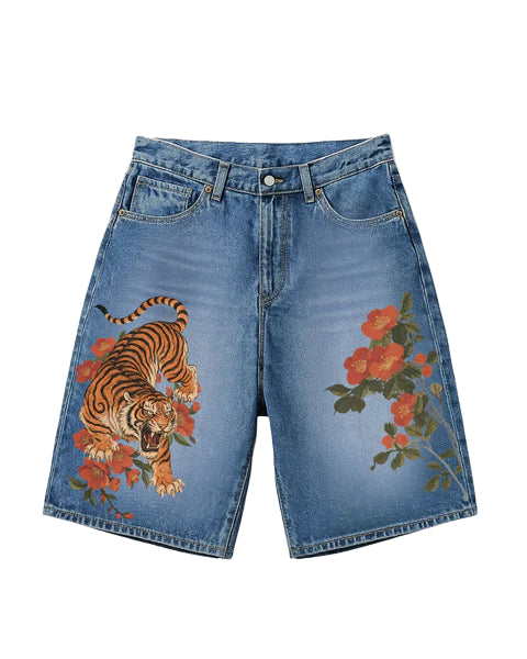 TigerBloom Long Shorts