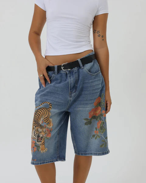 TigerBloom Long Shorts