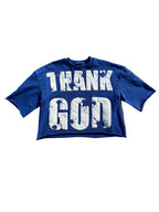 “THANK GOD” (BLUE) DROP SHOULDER TEE