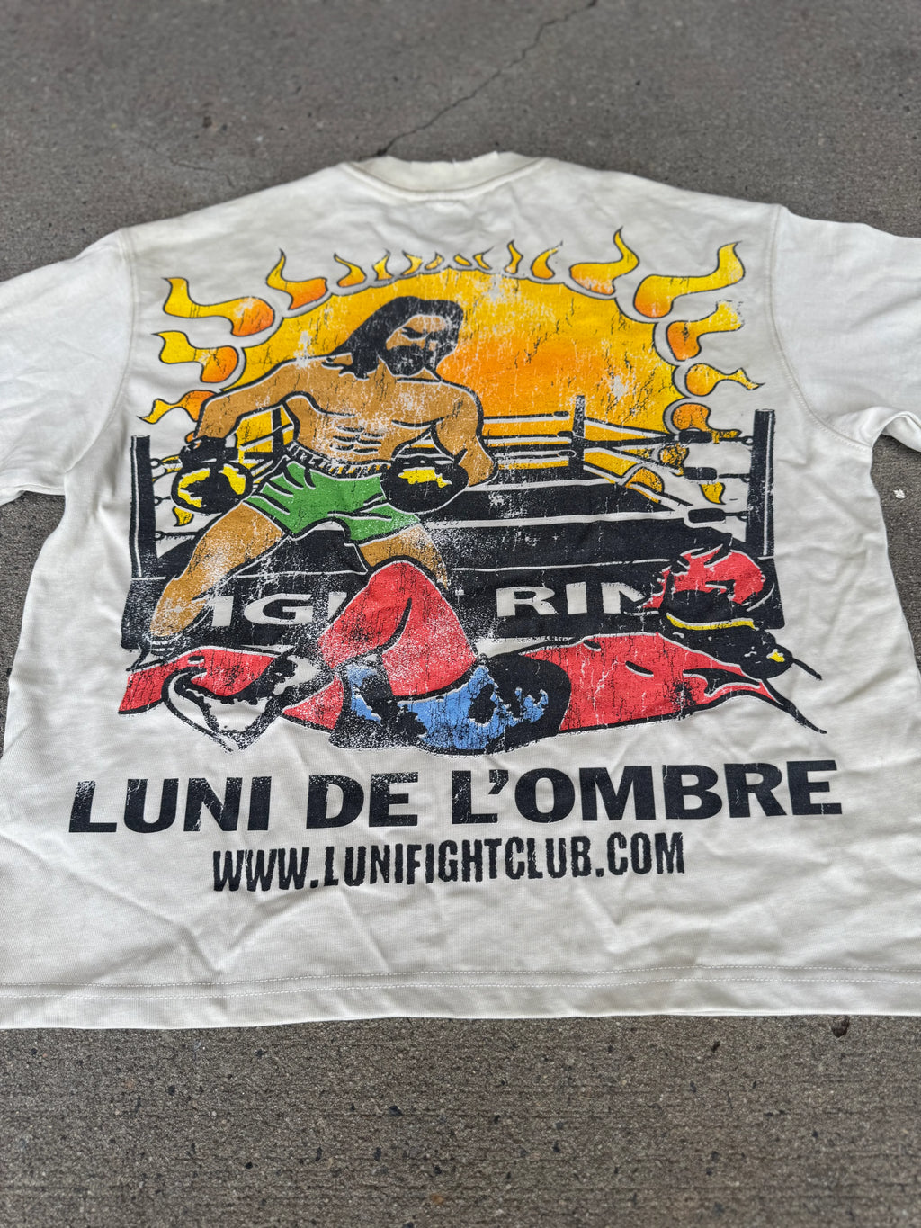 DE OMBRÉ PEOPLES CHAMP TEES “WHITE”