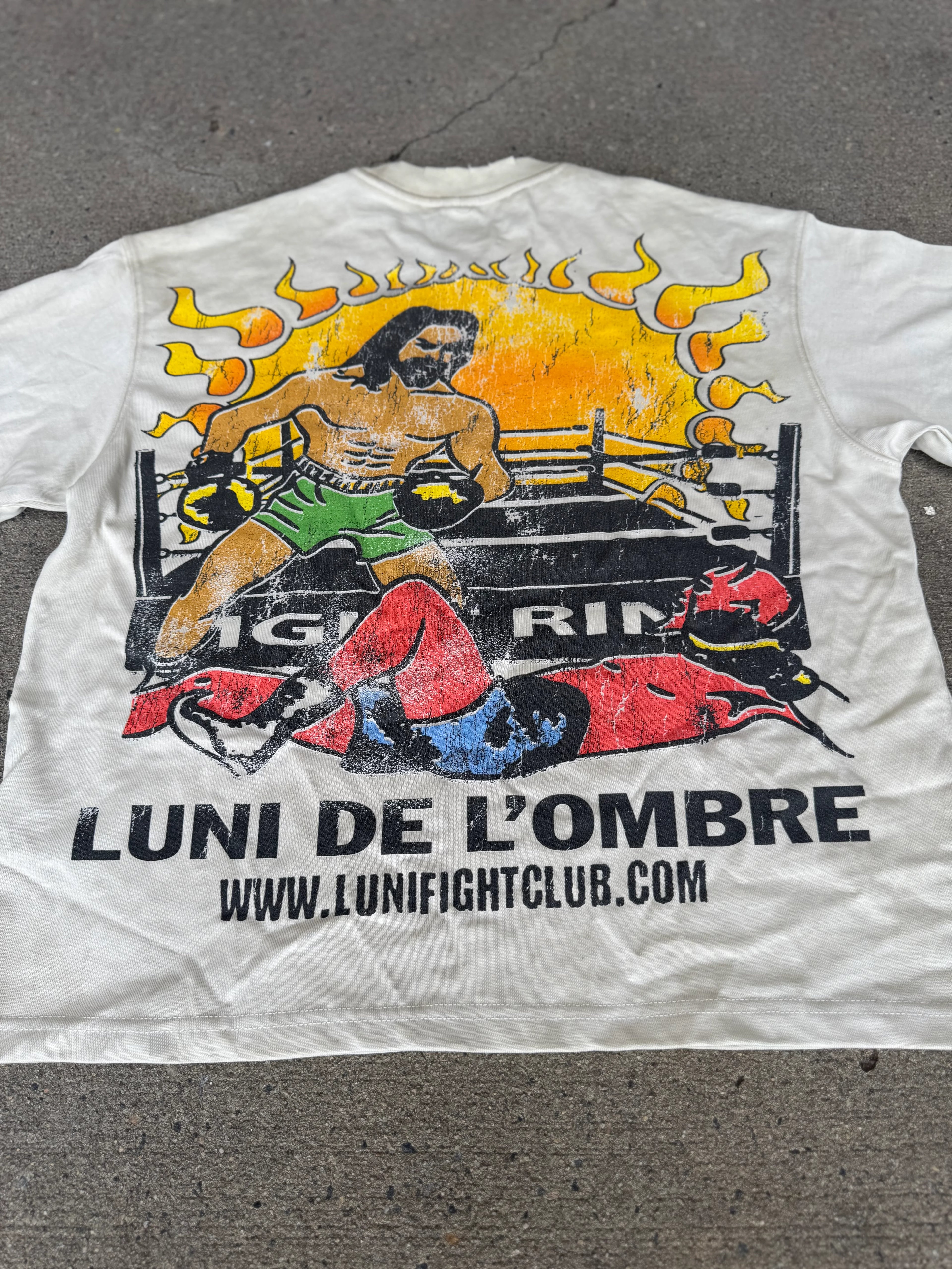 DE OMBRÉ PEOPLES CHAMP TEES “WHITE”