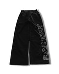 ARCHIVE 'STATEMENT' NYLON PANTS - BLACK