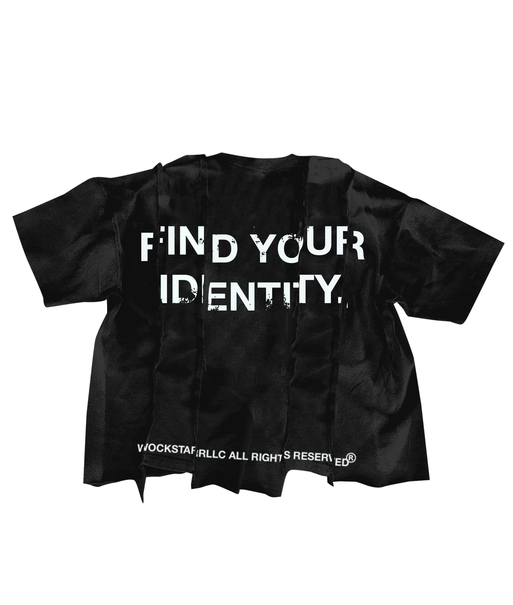 BLACK “FYID” TEE