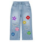 Flora Denim BLUE