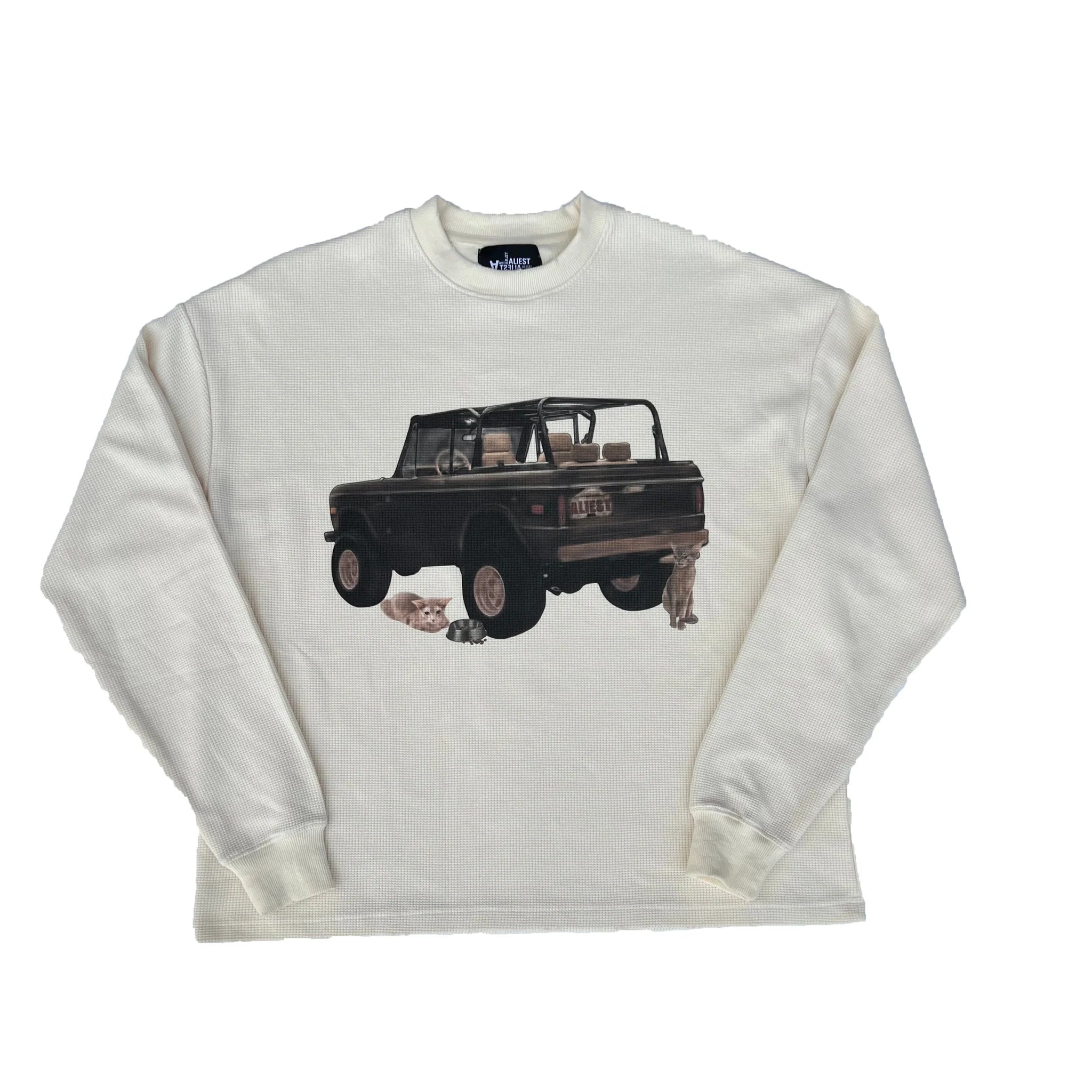 Aliest Stray Cat Thermal Longsleeve
