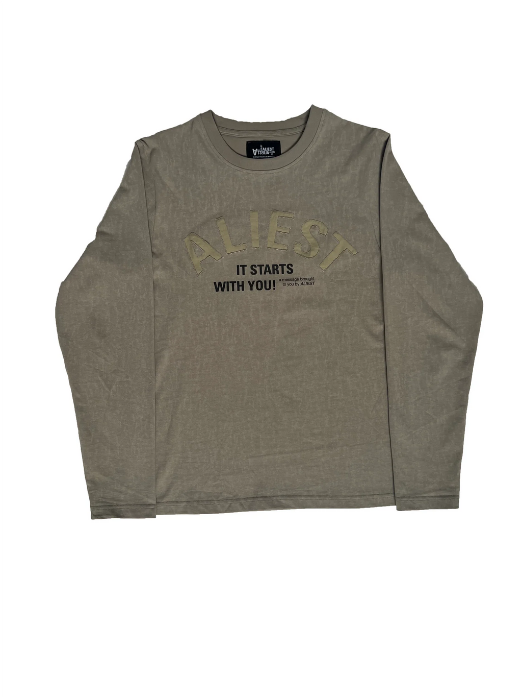 Aliest Patch Longsleeve - Neutral Green